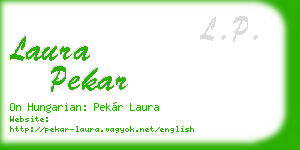 laura pekar business card